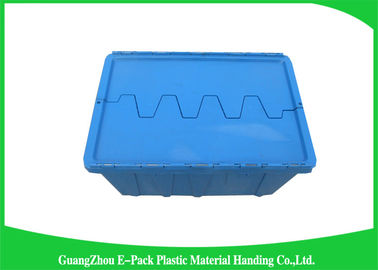 45L ใหม่ PP ซ้อนกล่องพลาสติกที่มีฝาปิด, น้ำหนักเบาถังเก็บพลาสติก