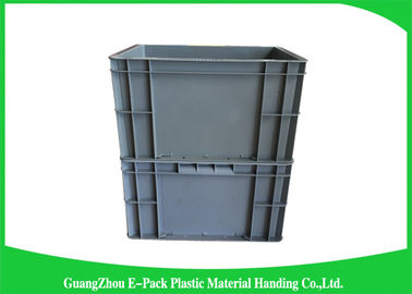 ภาชนะเก็บพลาสติกวางซ้อนกันได้ 20L, กล่องเก็บพลาสติกขนาดใหญ่ความจุโหลด 20kg