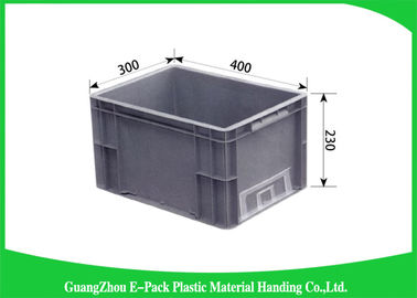 ภาชนะเก็บพลาสติกวางซ้อนกันได้ 20L, กล่องเก็บพลาสติกขนาดใหญ่ความจุโหลด 20kg