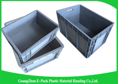 Standard WarehouseEuro Stacking Containers การเคลื่อนย้ายที่เก็บข้อมูลสีเทาน้ำหนักเบา