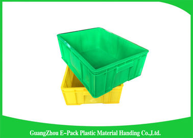 ถาดเก็บพลาสติกแบบกำหนดเอง 100% ใหม่ Pp น้ำหนักเบาซ้อนกันอย่างอิสระ HDPE