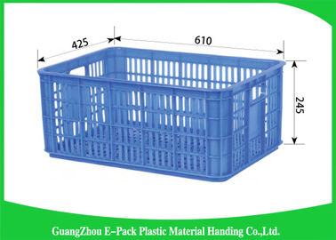 ลังอาหารพลาสติกที่ทนทานยา Transpor วัสดุ PE การคุ้มครองสิ่งแวดล้อม