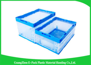 กล่องเก็บของพลาสติกแบบพับได้ Virgin PP พร้อมฝาปิด, ภาชนะพลาสติกพับได้ Waterproof