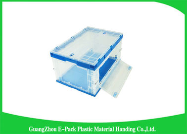 ภาชนะพลาสติกพับได้วางซ้อนกันได้การขนส่งสะดวก 600 * 400 * 88mm