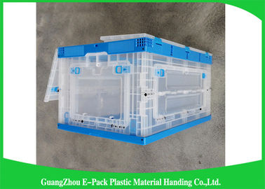 ภาชนะพลาสติกพับได้วางซ้อนกันได้การขนส่งสะดวก 600 * 400 * 88mm