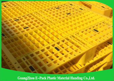 Heavy Duty Rackable 1 Ton Steel Reinforced Blue พาเลทพลาสติก 1200*1000mm