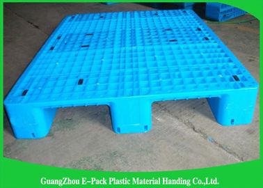 Heavy Duty Rackable 1 Ton Steel Reinforced Blue พาเลทพลาสติก 1200*1000mm
