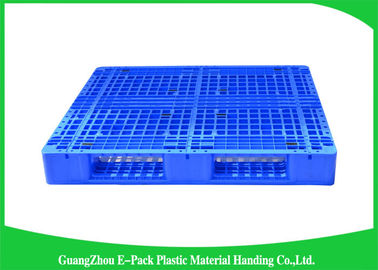 พาเลทยูโรพลาสติก HDPE บริสุทธิ์ 100% วางซ้อนกันได้สำหรับอุตสาหกรรมอาหาร