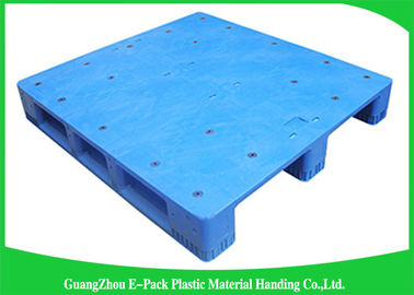 คลังสินค้าโลจิสติกส์พาเลทพลาสติกสำหรับงานหนักสองด้าน 1200 * 1000 * 170mm
