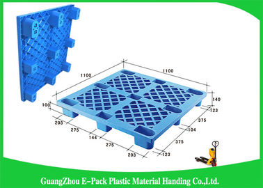 พาเลทพลาสติก HDPE แบบกันลื่นสำหรับอุตสาหกรรมที่มี Deck แข็งทนทาน