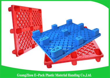 พาเลทพลาสติก HDPE แบบกันลื่นสำหรับอุตสาหกรรมที่มี Deck แข็งทนทาน