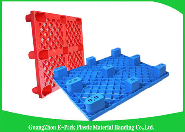 พาเลทพลาสติก HDPE แบบกันลื่นสำหรับอุตสาหกรรมที่มี Deck แข็งทนทาน