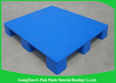 Economica Cargo Nestable พาเลทพลาสติก 9 ขาส่งออกสีน้ำเงิน 1200 * 1000mm