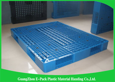 Heavy Duty Rackable 1 Ton Steel Reinforced Blue พาเลทพลาสติก 1200*1000mm