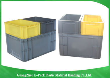 PP พลาสติกโลจิสติกยูโรซ้อนภาชนะสำหรับเสื้อผ้าอาหาร Auto Medical 21.2L
