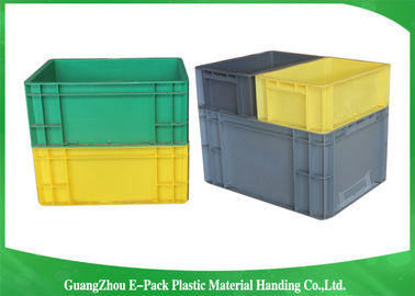 PP พลาสติกโลจิสติกยูโรซ้อนภาชนะสำหรับเสื้อผ้าอาหาร Auto Medical 21.2L
