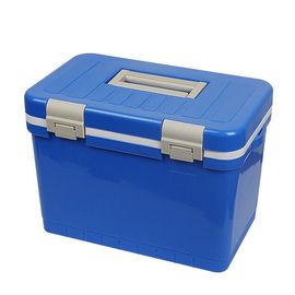 เครื่องดื่มฉีดขึ้นรูปฉนวนกล่องเย็นที่ทนทานและทนทาน 12L 420 * 240 * 300mm