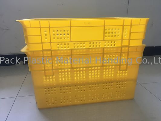 ลังอาหารพลาสติกที่ทนทาน, ซ้อนลังผลไม้ผัก PP ตาข่ายลังลัง DC โกดัง