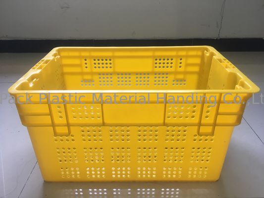 ลังอาหารพลาสติกที่ทนทาน, ซ้อนลังผลไม้ผัก PP ตาข่ายลังลัง DC โกดัง