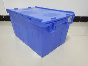 โลโก้ที่กำหนดเองพิมพ์บรรจุภัณฑ์ฝาพลาสติกที่แนบมา / PP Tote Boxes