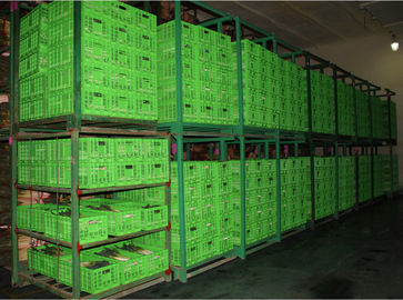 ลังเก็บพลาสติกพับได้ทางการเกษตรปรับแต่งได้ 600 * 400 Mm