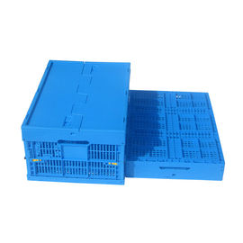ภาชนะพลาสติกพับได้น้ำหนักเบา 600 * 400 Mm Virgin Polypropylene Foods กำลังโหลด