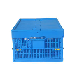 ภาชนะพลาสติกพับได้น้ำหนักเบา 600 * 400 Mm Virgin Polypropylene Foods กำลังโหลด