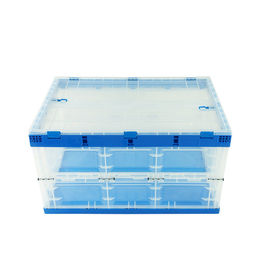 650*440 mm Series พลาสติกพับกล่องโท้ตติดฝาซ้อน