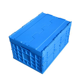600*400*330 Mm แบบพกพาพับลังพลาสติกสำหรับคอลเลกชัน