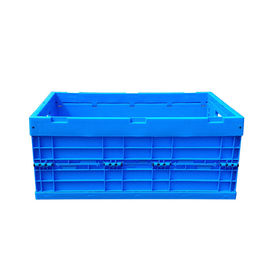 แรงกระแทก - ความต้านทาน Virgin PP พับ Tote Boxes Solid Bottom 600*400 mm