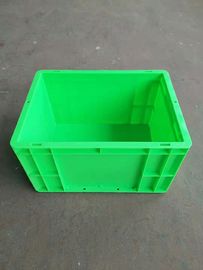 เป็นมิตรกับสิ่งแวดล้อม Euro Stacking Containers 400 * 300 mm Virgin Plastic Color Customized