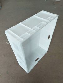 Virgin Polyethylene Reinforcing Anti - Skid Bottom Euro Stacking Containers กำลังโหลด 20kg