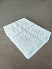 Virgin Polyethylene Reinforcing Anti - Skid Bottom Euro Stacking Containers กำลังโหลด 20kg
