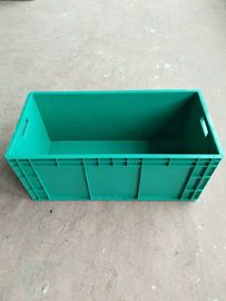 Virgin Impact - ความต้านทาน Polyethylene Euro Stacking Containers 800 * 400 มม. สำหรับการจัดเก็บและขนส่งแบบแบ่ง