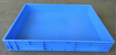 800*600*120 มม. Virgin PP หรือ PE ภาชนะพลาสติกซ้อน / Euro Stacking Boxes