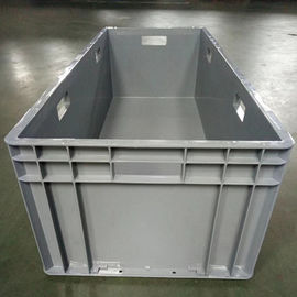 อุตสาหกรรมยานยนต์ปริมาณมาก Euro Stacking Containers 1000 * 400 * 290 mm Virgin Plastic Color Customized