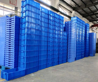 800*600*120 มม. Virgin PP หรือ PE ภาชนะพลาสติกซ้อน / Euro Stacking Boxes