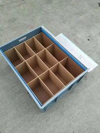 อุตสาหกรรมยานยนต์ปริมาณมาก Euro Stacking Containers 1000 * 400 * 290 mm Virgin Plastic Color Customized