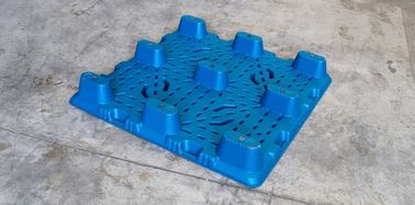 การปรับแต่ง 1100 * 1100 Mm LDPE Blow Molding พาเลทพลาสติก Single Faced