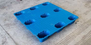 การปรับแต่ง 1100 * 1100 Mm LDPE Blow Molding พาเลทพลาสติก Single Faced