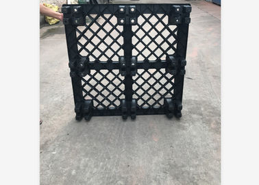 Light Duty 9 Runners 1100 * 1100 Mm พาเลทพลาสติกบรรจุภัณฑ์ทางเดียว