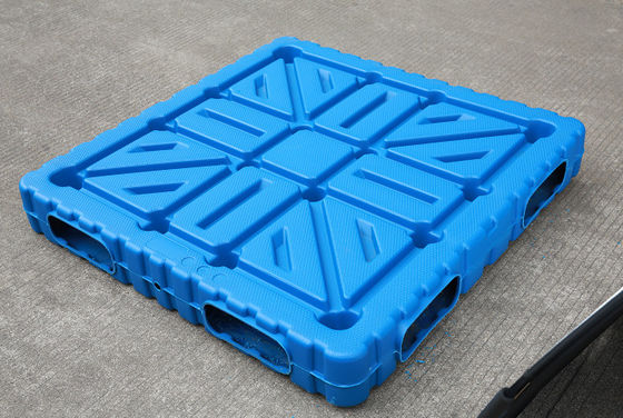 1100 * 1100mm Double Face PE Blow Molding พาเลทพลาสติก