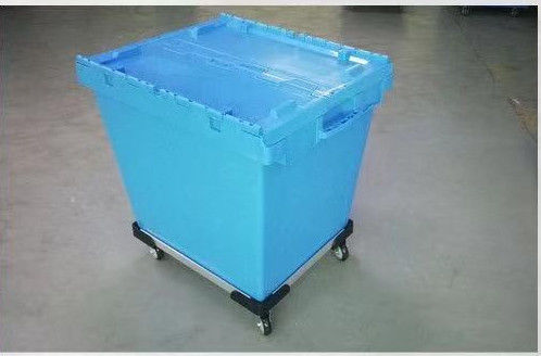 ระบบคัดแยก 172L พลาสติกติดฝาภาชนะจัดเก็บคลังสินค้า