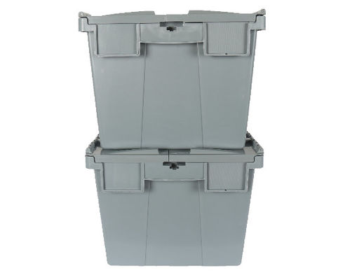 Virgin PP Standard โลจิสติกการจัดส่งสินค้า Totes สีเทา