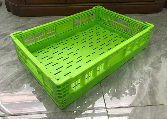 โครงสร้างตาข่าย OEM ลังพลาสติกผักและผลไม้สำหรับจำหน่าย