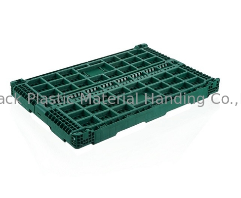 ลังพลาสติกผักและผลไม้ 600 * 400 มม. Dovetail Groove Custom Color