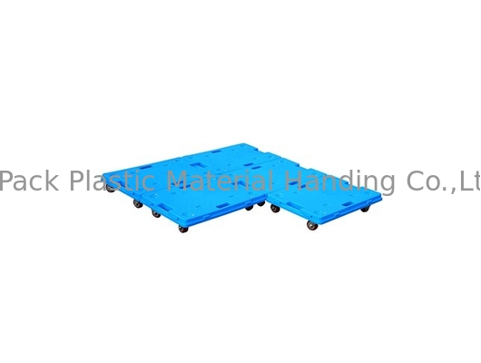 150kgs กำลังโหลด Multi Function Plastic Moving Dolly 3 นิ้ว PU Wheels