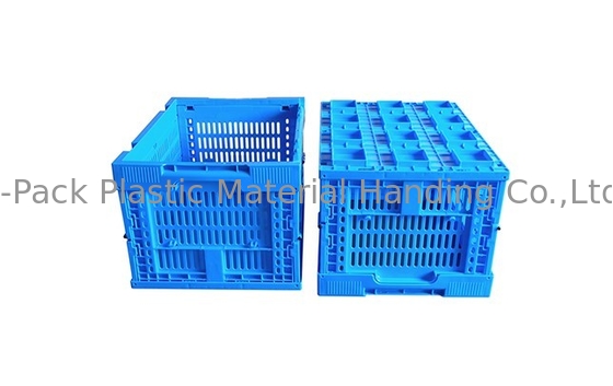ลังพลาสติกผักและผลไม้สีน้ำเงินขนาดเล็ก 400 * 300 มม.
