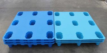 ทนต่อแรงกระแทก Nine Foot 4T Plastic Blow Molding Pallets 1200*800 mm Euro Pallets